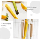 Orange Peeler - Citrus Peeler - Fruit Peeler - Kitchen Tool - Grapefruit Opener - Peel Remover - Plastic Peeling Knife - Kitchen Accessories - Citrus Fruit Tool - Handy Kitchen Utensils - Fruit Preparation - Mandarin Peeler - Yellow and Green - 2 Pieces