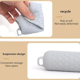 Garlic Peeler - Garlic Press - Garlic Peeler - Kitchen Utensils - Silicone - Silicone Garlic Press - Manual Garlic Press - Garlic Rolling Pin - Gray - 3 Pieces