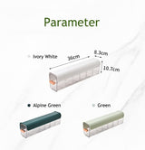 Underwear organizer - Sock organizer - Wardrobe organizer - Wall mounted - No drilling - Storage box with 6 compartments - Lingerie storage - Self-adhesive - Cable organizer - Transparent - Storage system - Space saving - White - 1 piece