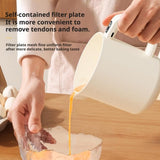 Rice Washer - Electric Egg Beater - Mixing Cup - Automatic Stirrer - Vegetable Washer - Fruit Basket - Colander - Food Processor - Hand Mixer - Cordless - Rechargeable - Kitchen Utensils - Multifunctional - Kitchen Aid - White - 1 Piece