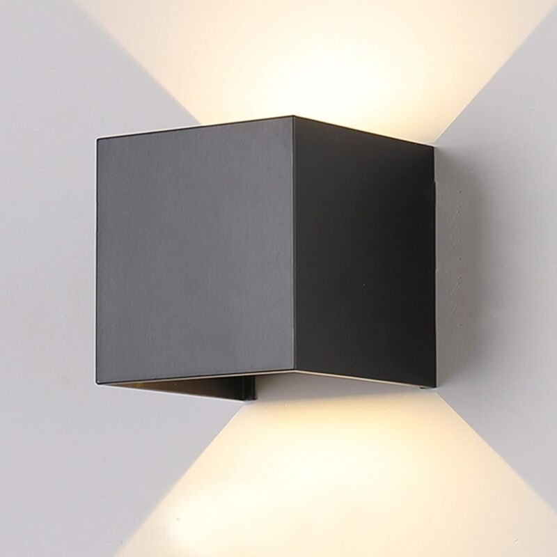 12W LED Wall Light 3000K Adjustable Beam Angle IP65 Waterproof Warm White