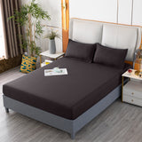 \u200b\u200bNon-Sliping Bedding Twin Fitted Sheet,Soft Elastic Fiber Bed Sheets With Deep Pocket,Machines Washable,Shrinkage And Fade Resistants 140x200x30cm White