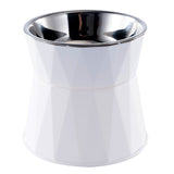 Dog Bowl Raised Cat Food Water Bowls with Detachable Elevated Stand Pet Stainless Steel Feeder Bowl No-Spill Anti Slip Pink