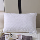 Pillows for Sleeping (1-Pack), Luxury Hotel Pillows Queen Size, Bed Pillows for Side and Back Sleeper, Hotel Luxury Pillow, Supportive Breathable Down Alternative Gusseted Pillow White