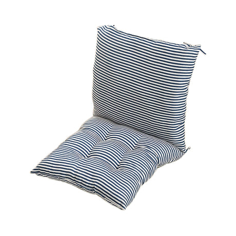 High Back Chair Cushions with Ties, 15.7" Indoor Outdoor Rocking Patio Chair Cushions, Non-skid No-Slip Onepiece Dining Chair Pad for Kitchen Dining Room Living Room Black