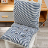 High Back Chair Cushions with Ties, 15.7" Indoor Outdoor Rocking Patio Chair Cushions, Non-skid No-Slip Onepiece Dining Chair Pad for Kitchen Dining Room Living Room Black
