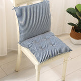 High Back Chair Cushions with Ties, 15.7" Indoor Outdoor Rocking Patio Chair Cushions, Non-skid No-Slip Onepiece Dining Chair Pad for Kitchen Dining Room Living Room Black