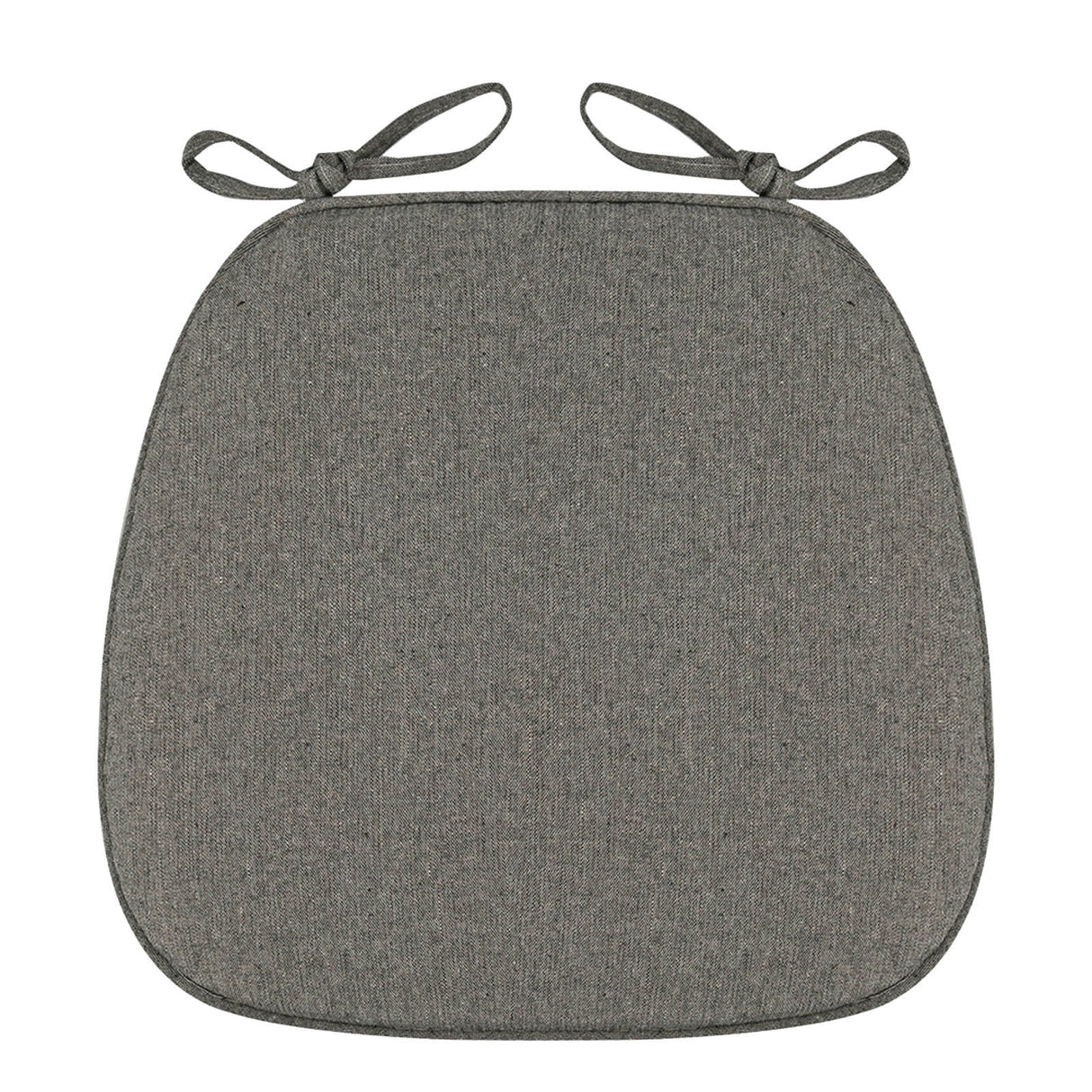 Chair Cushion with Ties for Dining Chairs, 16x17" Memories Foam Non-slip Chair Pad with Machines Washable Cover and Zipper, Detachable Cushion for Kithchen Living Room Office A