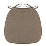 Chair Cushion with Ties for Dining Chairs, 16x17" Memories Foam Non-slip Chair Pad with Machines Washable Cover and Zipper, Detachable Cushion for Kithchen Living Room Office B