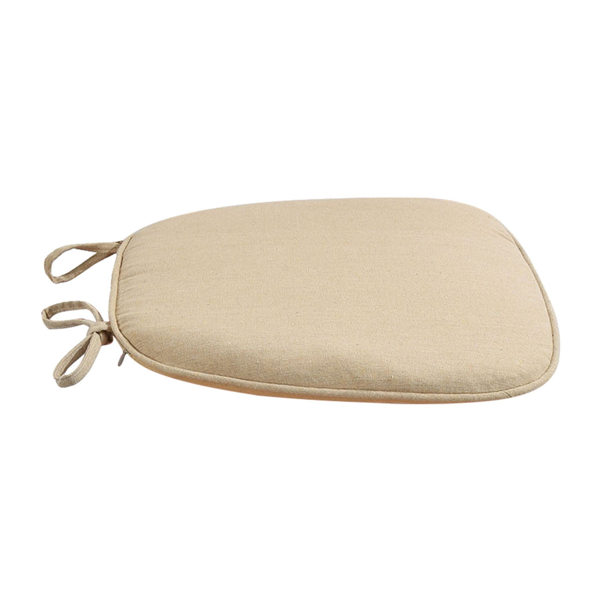 Chair Cushion with Ties for Dining Chairs, 16x17" Memories Foam Non-slip Chair Pad with Machines Washable Cover and Zipper, Detachable Cushion for Kithchen Living Room Office C