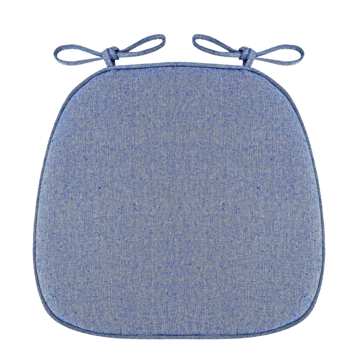 Chair Cushion with Ties for Dining Chairs, 16x17" Memories Foam Non-slip Chair Pad with Machines Washable Cover and Zipper, Detachable Cushion for Kithchen Living Room Office D