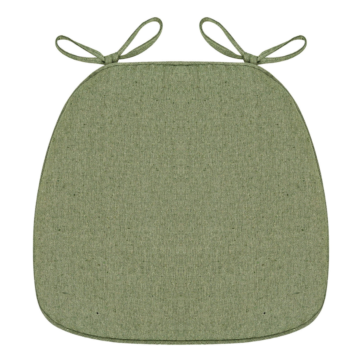 Chair Cushion with Ties for Dining Chairs, 16x17" Memories Foam Non-slip Chair Pad with Machines Washable Cover and Zipper, Detachable Cushion for Kithchen Living Room Office F