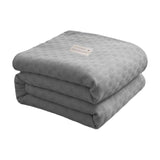 59x39" 100% Cottons Blanket, Soft and Breathable Bed Blanket, Multi-functional Bed Blanket for All Season, Machines Washable Bed Couch for Home Living Room Bedroom Office Travel Gray