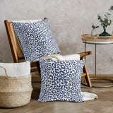 Lime Green White Leopard Print Pillow Covers 18x18 Inch Set of 2 Cheetah Animal Spots Decorative Throw Pillows For Couch Farmhouse Chinoiserie Pillow Cases Home Decor For Room Sofa Bed Porch Outdoor 18" x 18" Green Leopard