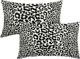 Lime Green White Leopard Print Pillow Covers 18x18 Inch Set of 2 Cheetah Animal Spots Decorative Throw Pillows For Couch Farmhouse Chinoiserie Pillow Cases Home Decor For Room Sofa Bed Porch Outdoor 12" x 20" Wine Red