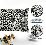 Lime Green White Leopard Print Pillow Covers 18x18 Inch Set of 2 Cheetah Animal Spots Decorative Throw Pillows For Couch Farmhouse Chinoiserie Pillow Cases Home Decor For Room Sofa Bed Porch Outdoor 12" x 20" Wine Red