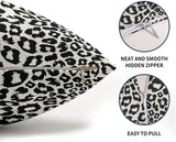 Lime Green White Leopard Print Pillow Covers 18x18 Inch Set of 2 Cheetah Animal Spots Decorative Throw Pillows For Couch Farmhouse Chinoiserie Pillow Cases Home Decor For Room Sofa Bed Porch Outdoor 12" x 20" Wine Red