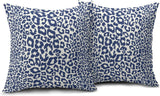 Lime Green White Leopard Print Pillow Covers 18x18 Inch Set of 2 Cheetah Animal Spots Decorative Throw Pillows For Couch Farmhouse Chinoiserie Pillow Cases Home Decor For Room Sofa Bed Porch Outdoor 18" x 18" Wine Red