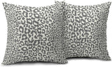 Lime Green White Leopard Print Pillow Covers 18x18 Inch Set of 2 Cheetah Animal Spots Decorative Throw Pillows For Couch Farmhouse Chinoiserie Pillow Cases Home Decor For Room Sofa Bed Porch Outdoor 20" x 20" Wine Red