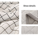 Cooling Quilt, Thin Quilts Summer Lightweight Comforter, Full Washed Cotton, Machine Washable, Soft Comfy Breathable Sleep Blanket for Hot Sleeper, Ultra-Cool Lightweight (Blue, Queen) Queen Blue