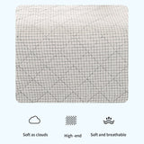 Summercome Cooling Quilt, Thin Quilts Summer Lightweight Comforter, Full Washed Cotton, Machine Washable, Soft Comfy Breathable Sleep Blanket for Hot Sleeper, Ultra-Cool Lightweight (Blue, Queen) Queen White