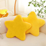Chmadoxn Toddler Toys, Baby Toys Star Pillow Decorative Throw Pillows For Bed Couch Star Shaped Pillow Floor Cushions Room Decor Pillow With Soft Faux For Sofa Bedroom Toys for Kids, Birthday Gifts 13.7×13.7×1.2 in YE