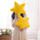 Chmadoxn Toddler Toys, Baby Toys Star Pillow Decorative Throw Pillows For Bed Couch Star Shaped Pillow Floor Cushions Room Decor Pillow With Soft Faux For Sofa Bedroom Toys for Kids, Birthday Gifts 13.7×13.7×1.2 in YE