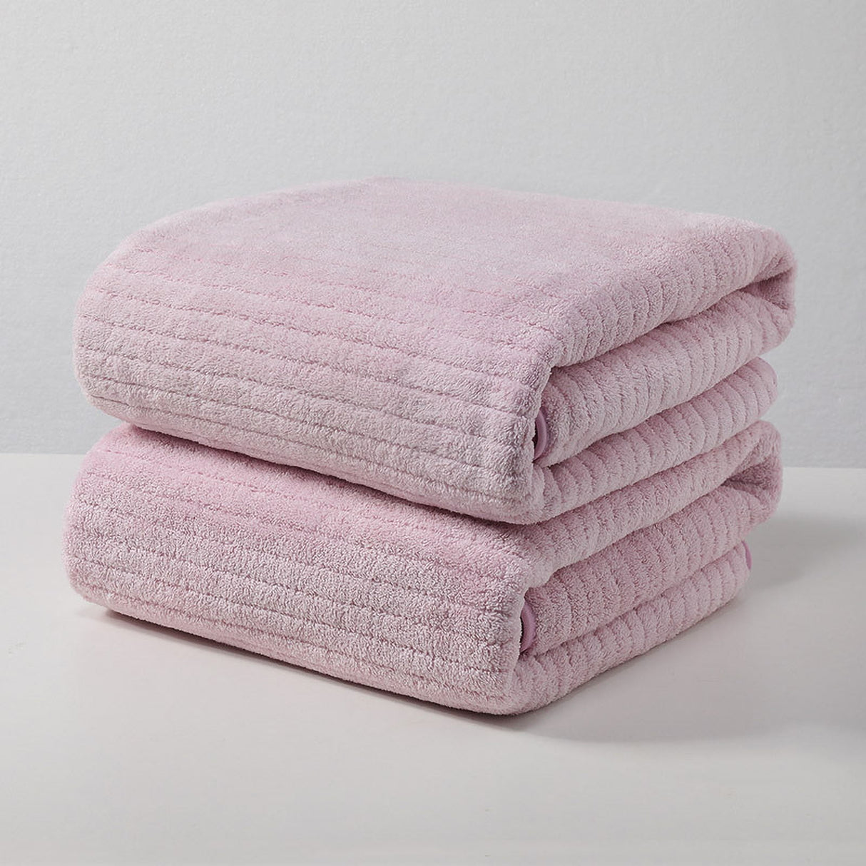 Chmadoxn Microfiber Hair Towel Wrap - Quick Dry Curly Hair Wraps for Women Wet Hair, Microfiber Towel for Hair, Hair Drying Towel Wrap, Hair Towels for Women, Hair Turban for Wet Hair (29 ×14 Inch) 2 pc Purple