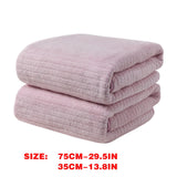 Chmadoxn Microfiber Hair Towel Wrap - Quick Dry Curly Hair Wraps for Women Wet Hair, Microfiber Towel for Hair, Hair Drying Towel Wrap, Hair Towels for Women, Hair Turban for Wet Hair (29 ×14 Inch) 2 pc Purple