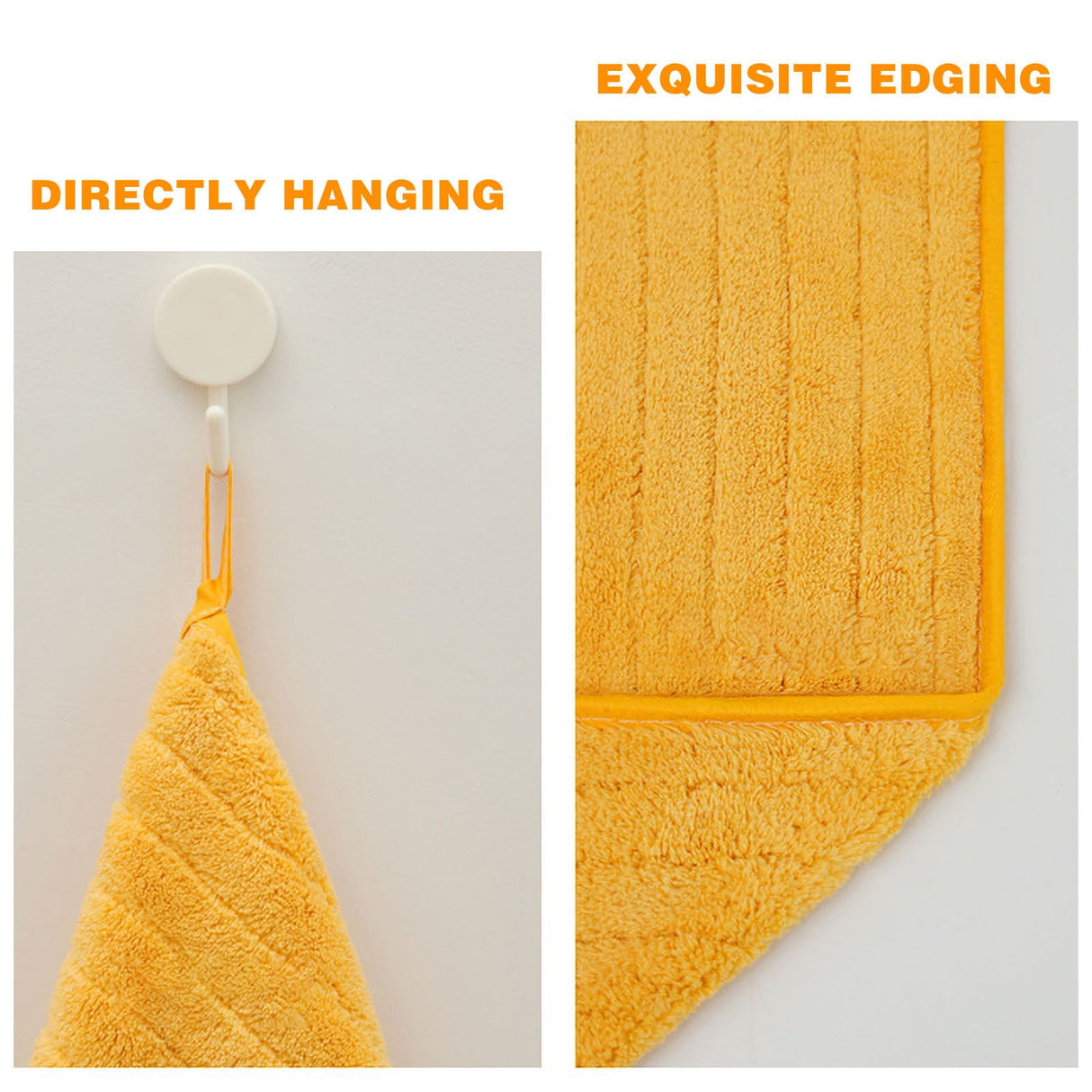 Chmadoxn Microfiber Hair Towel Wrap - Quick Dry Curly Hair Wraps for Women Wet Hair, Microfiber Towel for Hair, Hair Drying Towel Wrap, Hair Towels for Women, Hair Turban for Wet Hair (29 ×14 Inch) 4 pc Yellow
