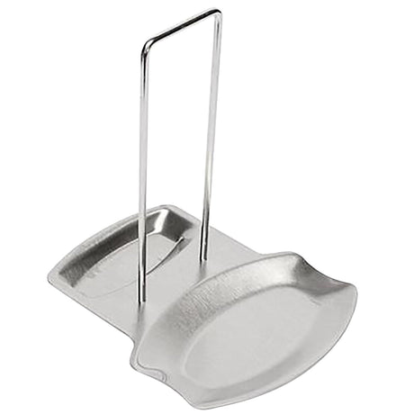 Chmadoxn Lid and Spoon Rest Shelf, Pot Lid Organizer, 304 Stainless Steel Pan Pot Cover Lid Rack Stand Organizer, Pan Lid Organizer Storage Soup Spoon Rests Utensils Kitchen Tool