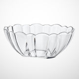 Luxshiny Transparent Acrylic Lotus Bowl - Lightweight Serving Bowl for Salad, Fruits, Desserts, Ideal for Parties, Gatherings, and Everyday Use 13.2*13.2*5.2cm As Shown