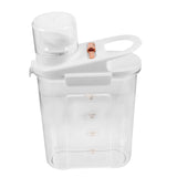 Worgeous Laundry Powder Detergent Container Transparent Laundry Detergent Dispenser Jar