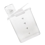 Worgeous Laundry Powder Detergent Container Transparent Laundry Detergent Dispenser Jar