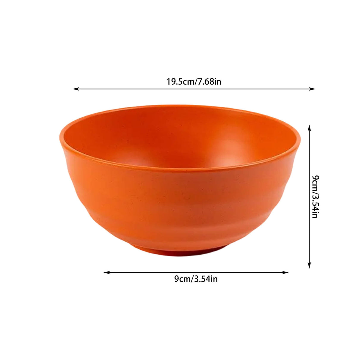 Kdkad Serviceable Plastic Cereal Bowls - Large Dishwasher-Safe Shatterproof Bowls for Soup, Salad & Snacks | Lightweight, Stackable Kitchenware for Home, Office & Restaurant Use As Show Red1