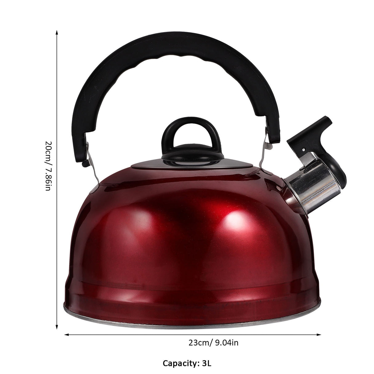HOOWIFFY Whistling 1Pack 9.1In Tea Kettles Stovetop Whistling
