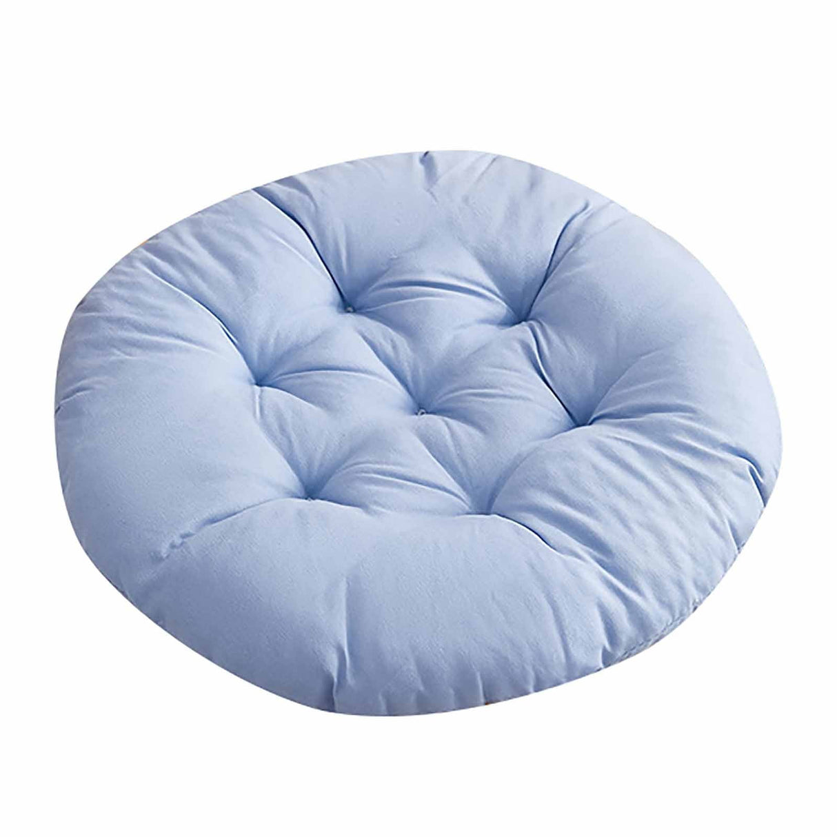 Darzheoy Round Seat Cushion Chair Pads for Kitchen Dining Chairs, Soft Comfort Chair Mat Pillow Cushions for Office Desk Living Room 16 Blue