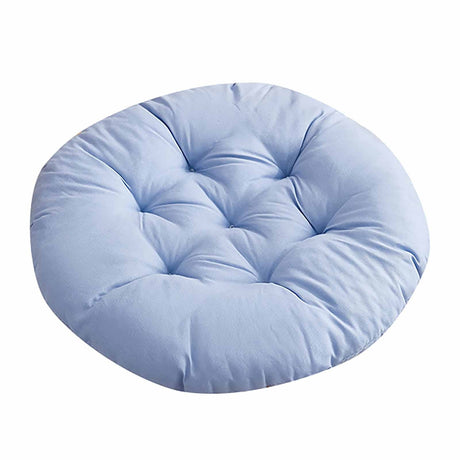Darzheoy Round Seat Cushion Chair Pads for Kitchen Dining Chairs, Soft Comfort Chair Mat Pillow Cushions for Office Desk Living Room 16 Blue
