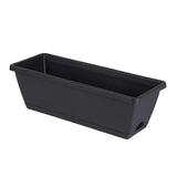 Chmadoxn Plastic Vegetable Containers- Balcony Flower Planter, Suitable for Home Gardening Vegetable Growing Containers 5.91" x 19.69" Gray