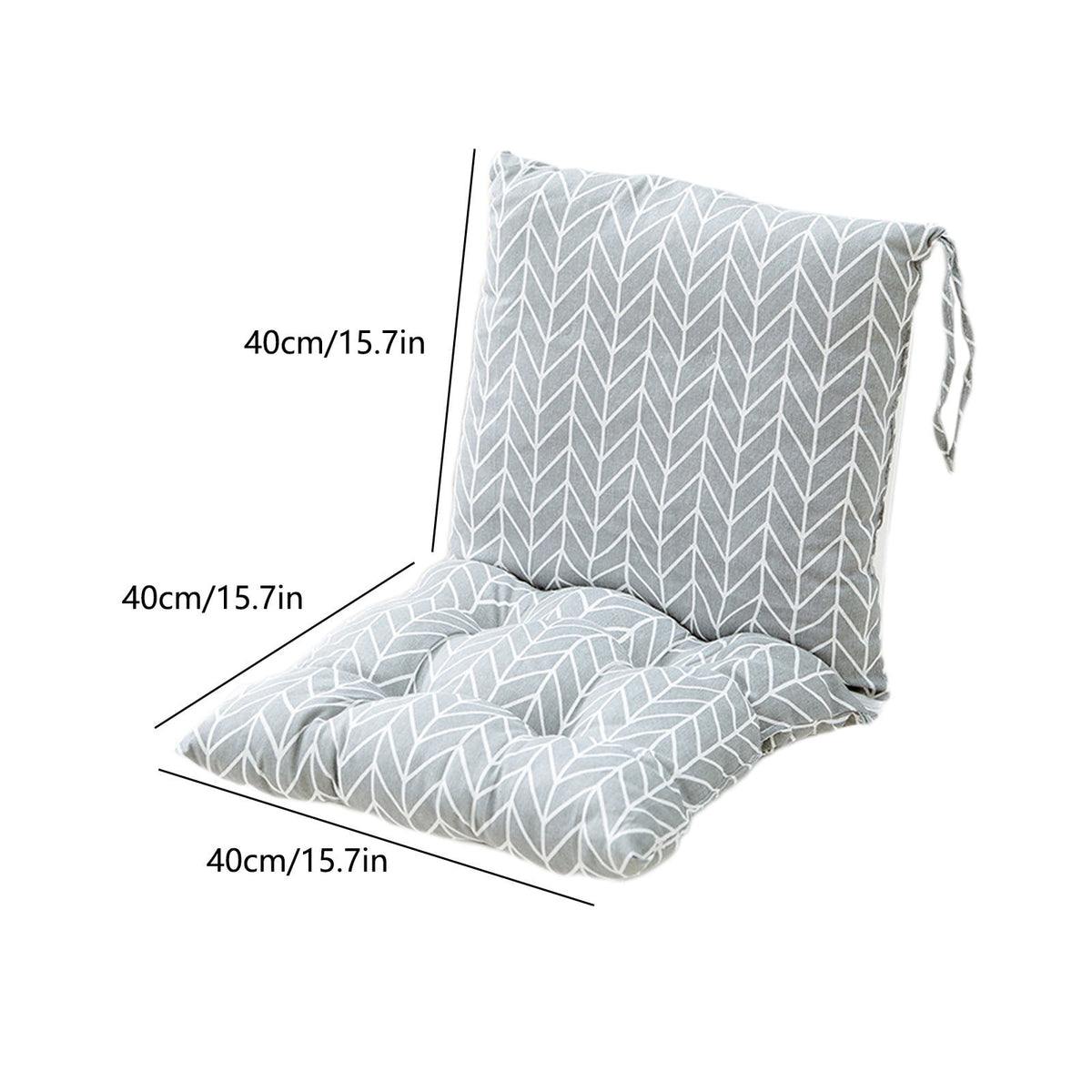 31.5 x 15.7 inches Outdoor High Back Chair Cushions Rocking Chair Cushions Replacement 31.5×15.7 in White