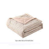 AYktou Reversible Patchwork Quilts Queen Size, 78.74x59.05in Lightweight Plaid Bedspreads Coverlets Quilt Bedding Blanket for All Seasons Khaki