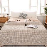 AYktou Reversible Patchwork Quilts Queen Size, 78.74x59.05in Lightweight Plaid Bedspreads Coverlets Quilt Bedding Blanket for All Seasons Khaki