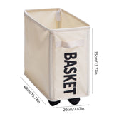 Darzheoy Laundry Baskets with Wheels and Handle, Collapsible Laundry Baskets, Clothes Laundry Basket with Removable Wash Bags for College Dorm, Rolling Laundry Hamper Beige
