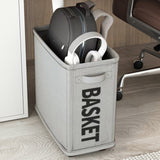Darzheoy Laundry Baskets with Wheels and Handle, Collapsible Laundry Baskets, Clothes Laundry Basket with Removable Wash Bags for College Dorm, Rolling Laundry Hamper Gray