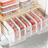 Kdkad Meat Container for Fridge, Lunch Meat Container for Refrigerator Organizers and Storage - Stackable Food Storage Boxes with Lids Cheese Keep Box for Fridge Airtight Organizer