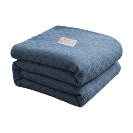 59x39" 100% Cottons Blanket, Soft and Breathable Bed Blanket, Multi-functional Bed Blanket for All Season, Machines Washable Bed Couch for Home Living Room Bedroom Office Travel