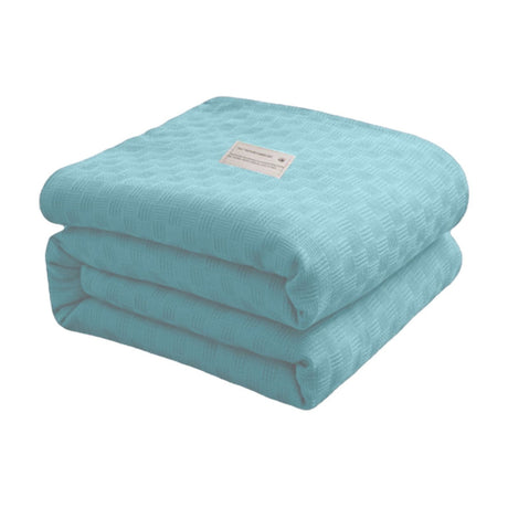 59x39" 100% Cottons Blanket, Soft and Breathable Bed Blanket, Multi-functional Bed Blanket for All Season, Machines Washable Bed Couch for Home Living Room Bedroom Office Travel