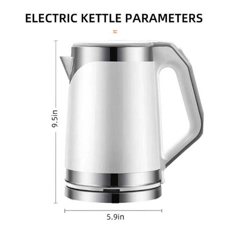 2L electric kettle Double-layer anti-ironing household electric kettle Large capacity electric kettle automatically power off