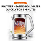 2L electric kettle Double-layer anti-ironing household electric kettle Large capacity electric kettle automatically power off