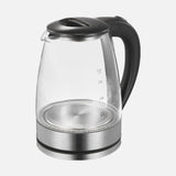 Electric Kettle, Glass Electric Tea Kettle/Hot Water Boiler/Heater with Auto Shut Off Function (1.8L) BPA Free Stainless Steel